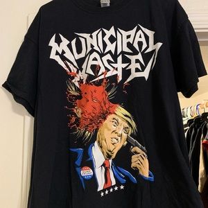 Municipal waste band shirt trump